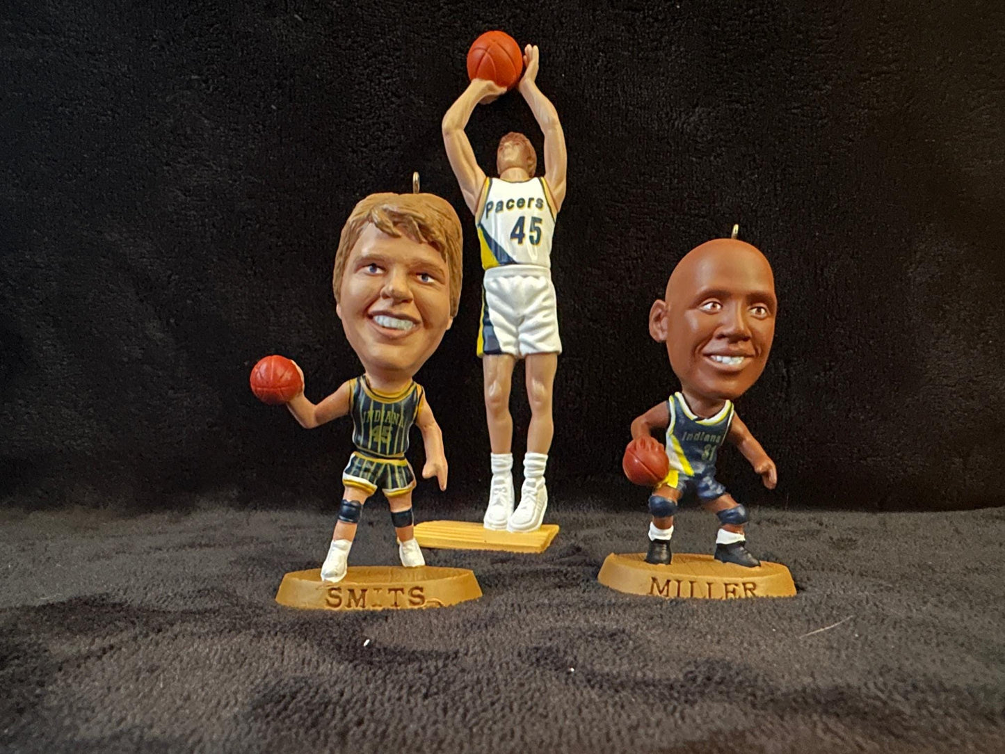 Indiana Pacers Christmas Ornaments Rik Smits Reggie Miller