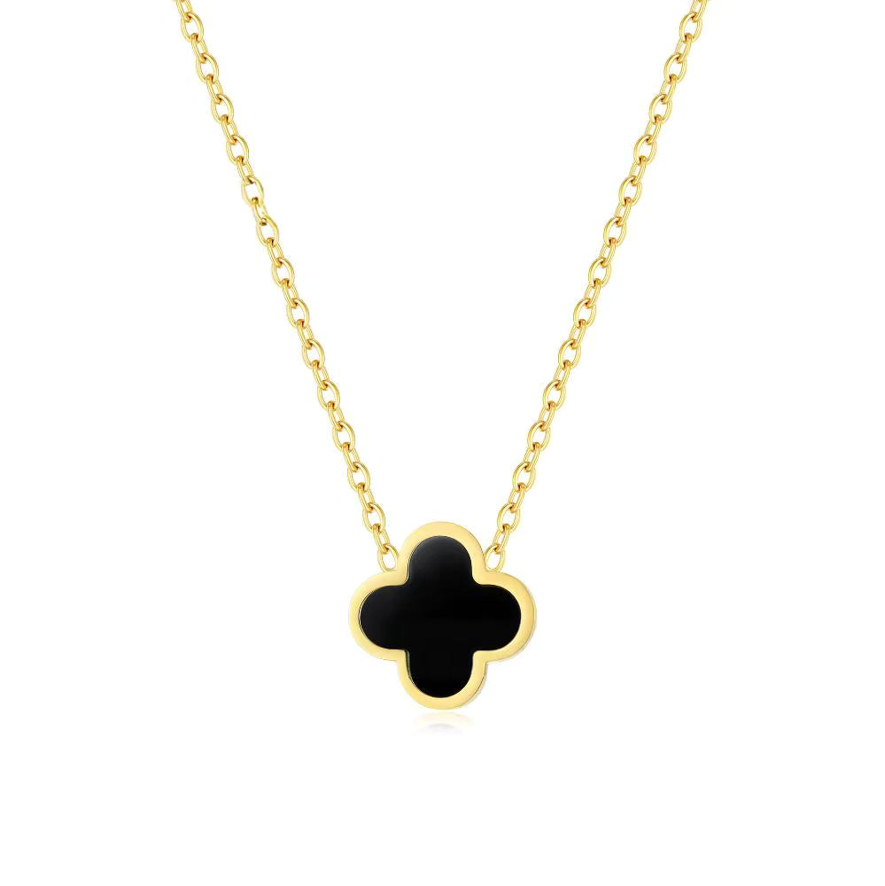 Four Leaf Clover Necklace 18mm