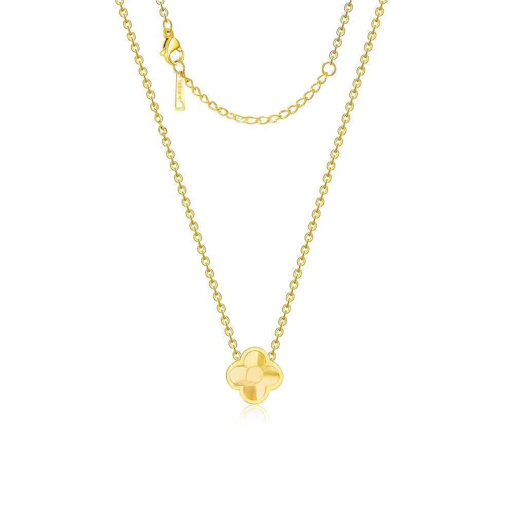 Four Leaf Clover Necklace 18mm