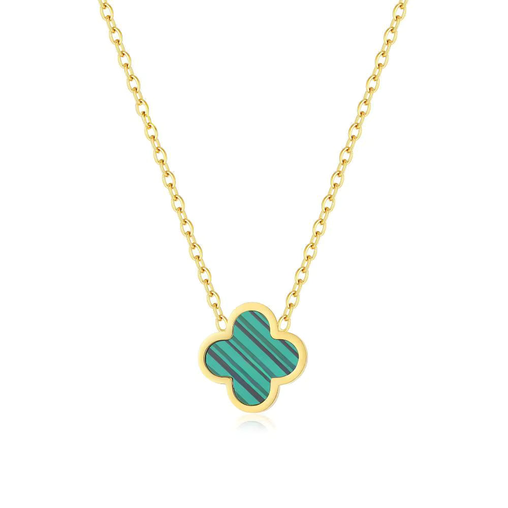 Four Leaf Clover Necklace 18mm