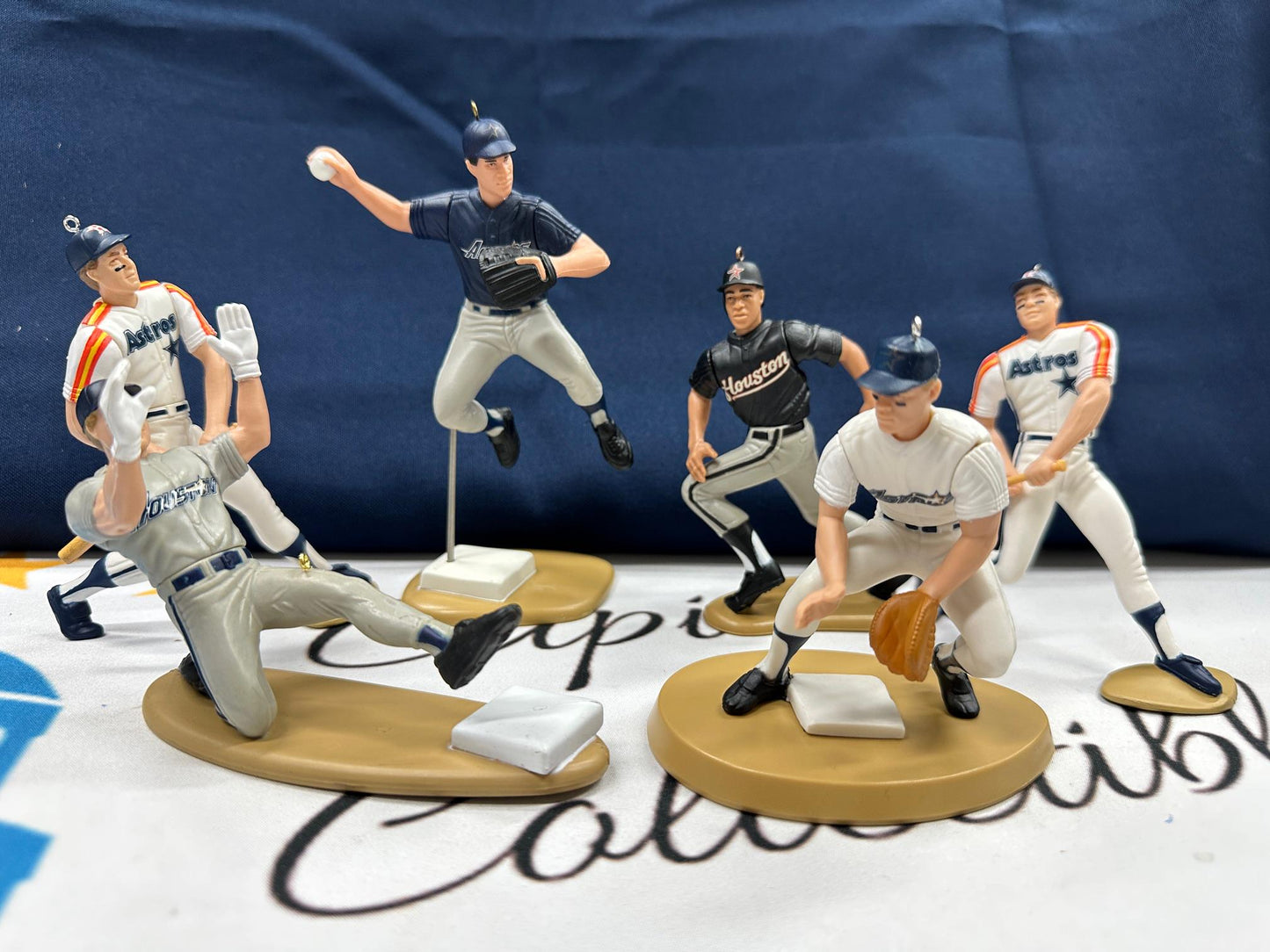 Houston Astros MLB Christmas Ornaments Jeff Bagwell Randy Johnson Craig Biggio