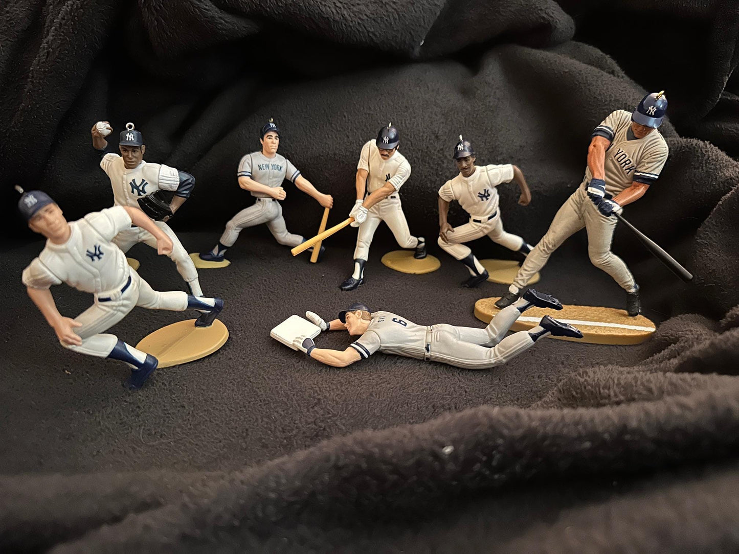 New York Yankees MLB Christmas Ornaments Derek Jeter Mickey Mantle Babe Ruth Lou Gehrig Joe DiMaggio
