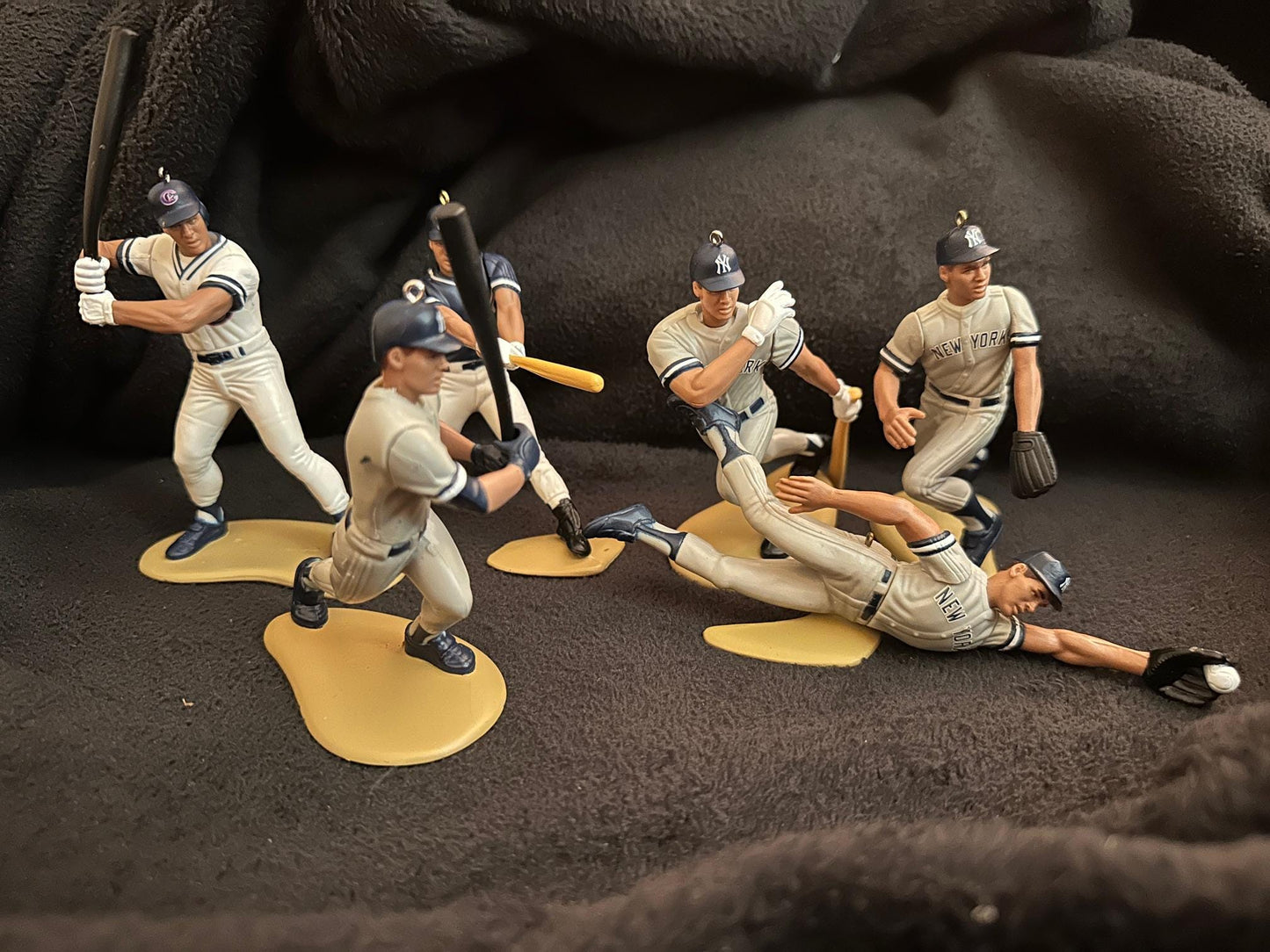 New York Yankees MLB Christmas Ornaments Derek Jeter Mickey Mantle Babe Ruth Lou Gehrig Joe DiMaggio