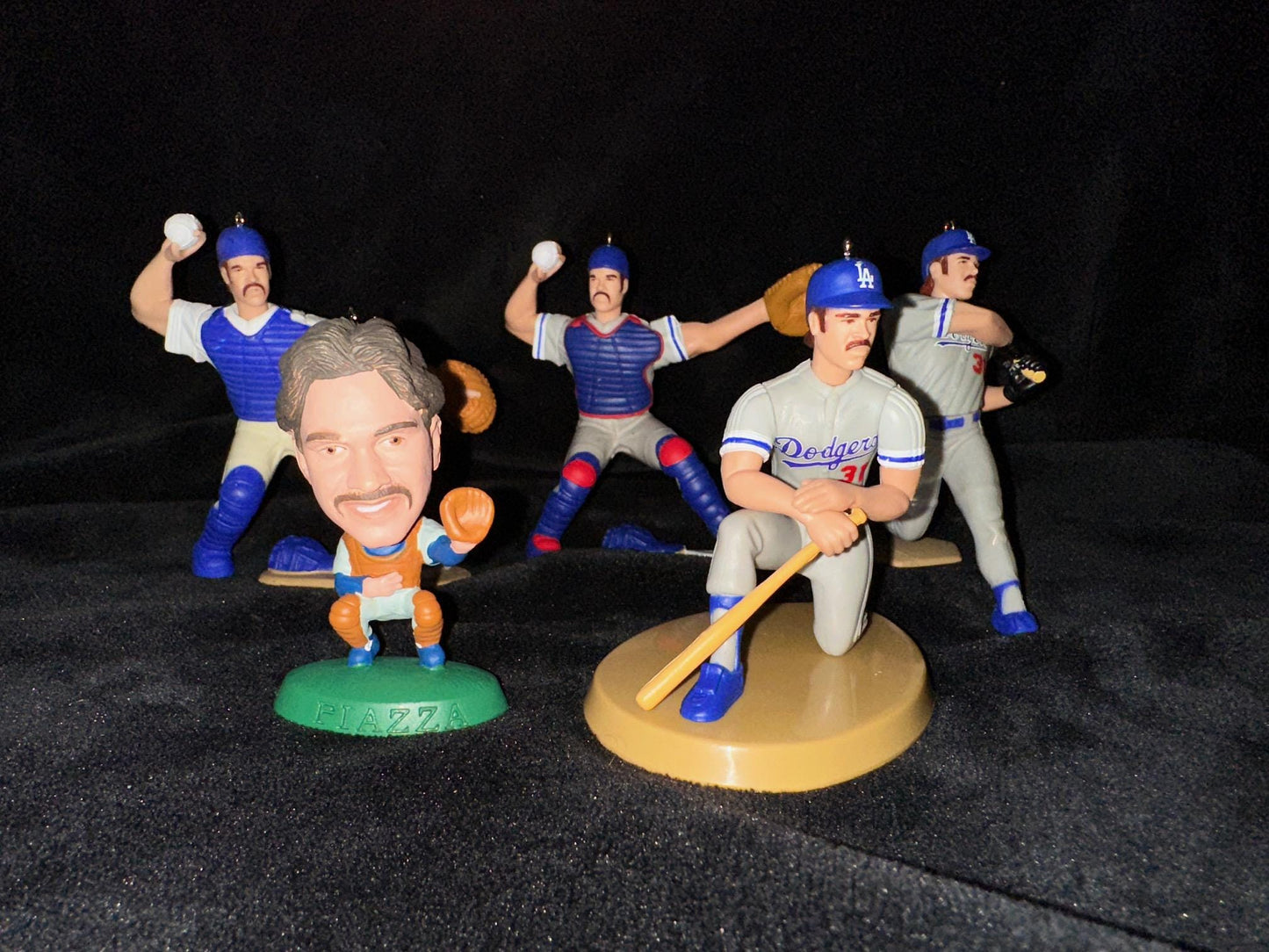 Los Angeles Dodgers MLB Christmas Ornaments Jackie Robinson Duke Snider Mike Piazza Roy Campanella