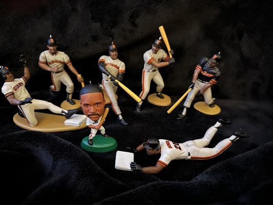 San Francisco Giants MLB Christmas Ornaments Barry Bonds Willie Mays Willie McCovey Will Clark Deion Sanders Juan Marichal