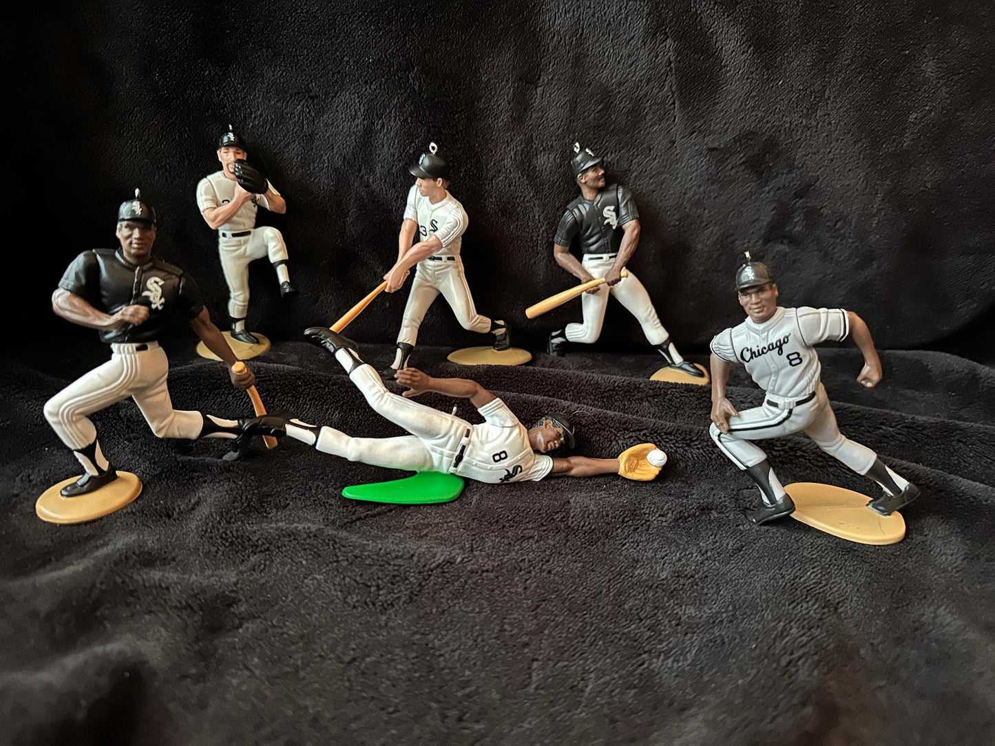 Chicago White Sox MLB Christmas Ornaments Frank Thomas Robin Ventura Bo Jackson Albert Belle Hoyt Wilhelm