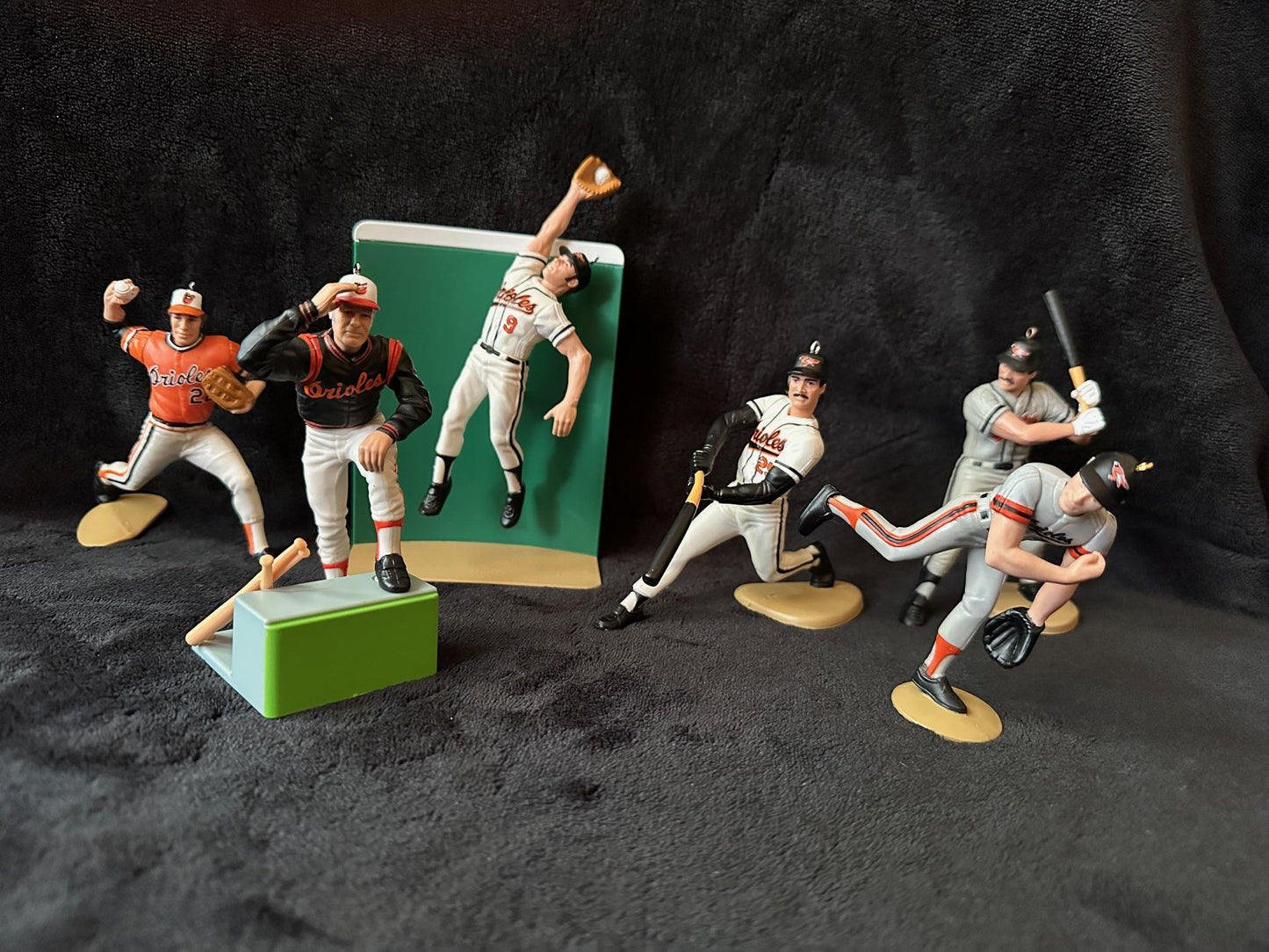 Baltimore Orioles MLB Christmas Ornament Cal Ripken Jr Brooks Robinson Eddie Murray Jim Palmer Earl Weaver Rafael Palmeiro