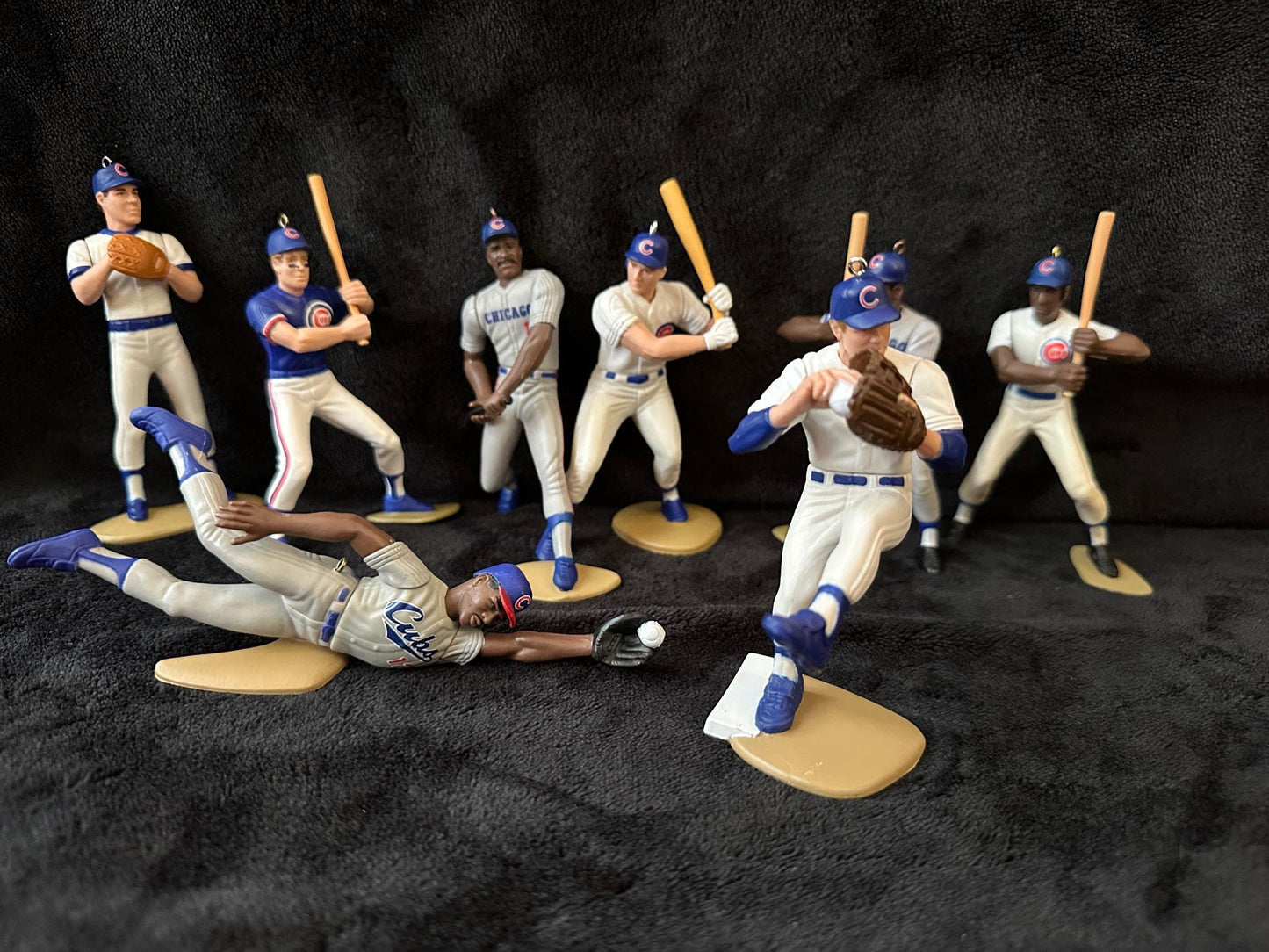 Chicago Cubs MLB Christmas Ornament Ernie Banks Ryne Sandberg Sammy Sosa Andre Dawson Mark Grace Billy Williams