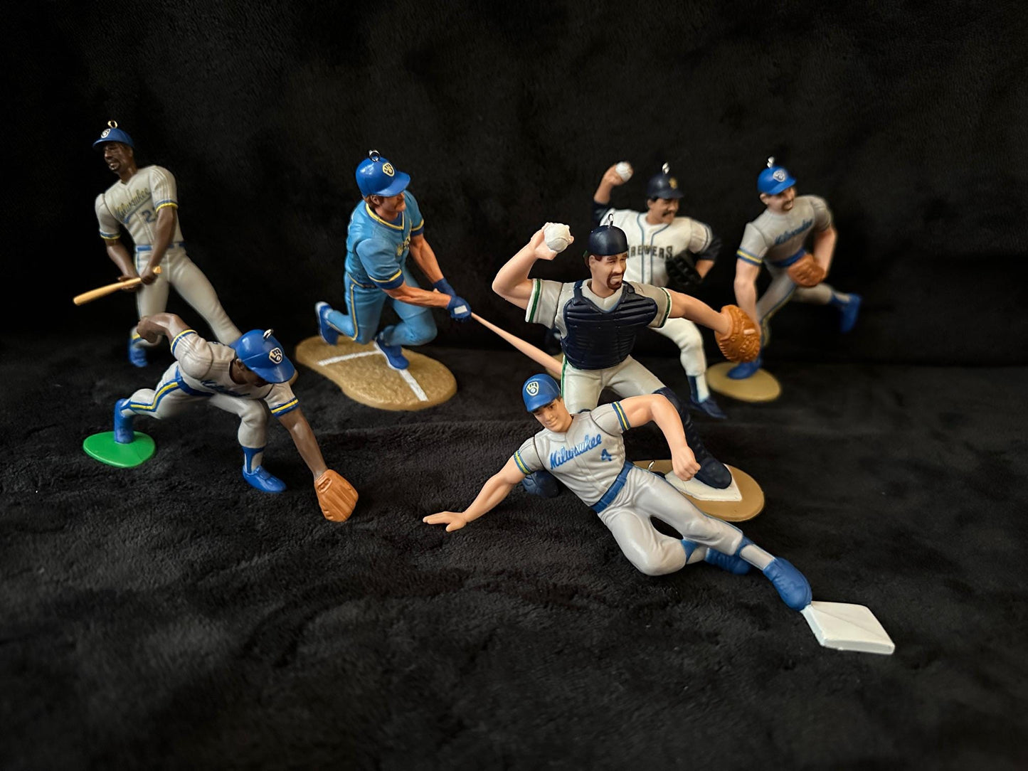 Milwaukee Brewers MLB Christmas Ornaments Robin Yount Paul Molitor Gary Sheffield Greg Vaughn