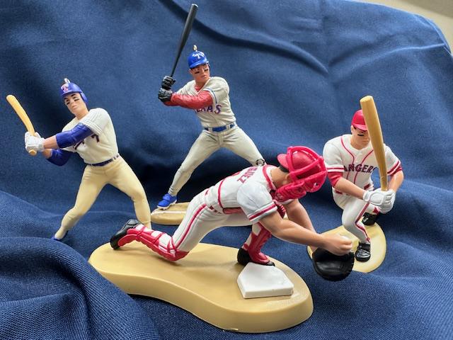 Texas Rangers MLB Christmas Ornaments Ivan Rodriguez Nolan Ryan Alex Rodriguez Juan Gonzalez