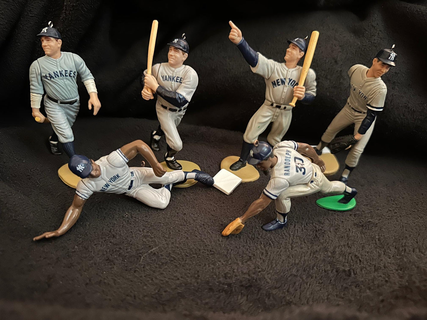 New York Yankees MLB Christmas Ornaments Derek Jeter Mickey Mantle Babe Ruth Lou Gehrig Joe DiMaggio
