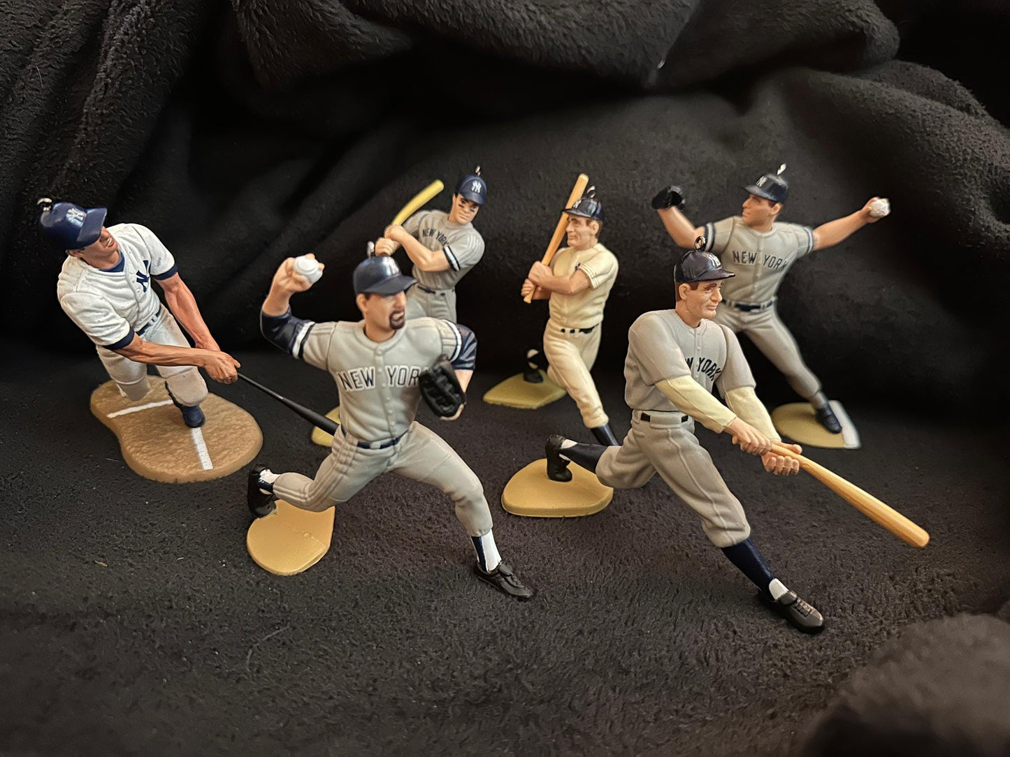New York Yankees MLB Christmas Ornaments Derek Jeter Mickey Mantle Babe Ruth Lou Gehrig Joe DiMaggio