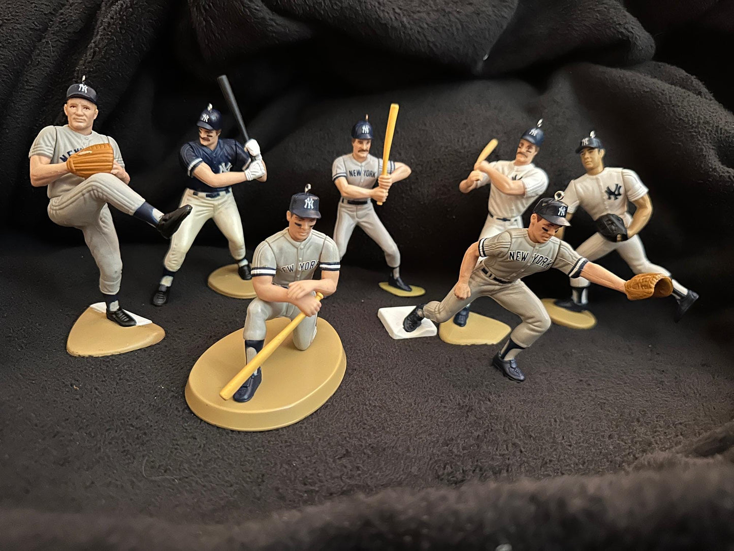New York Yankees MLB Christmas Ornaments Derek Jeter Mickey Mantle Babe Ruth Lou Gehrig Joe DiMaggio