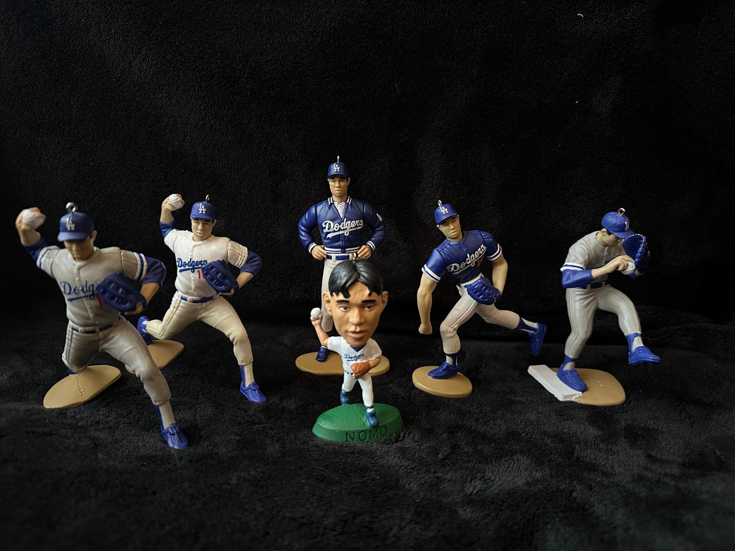 Los Angeles Dodgers MLB Christmas Ornaments Jackie Robinson Duke Snider Mike Piazza Roy Campanella