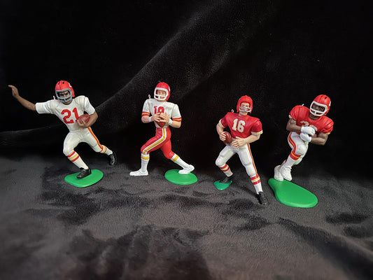Kansas City Chiefs NFL Christmas Ornaments Len Dawson Marcus Allen Joe Montana Mike Garrett