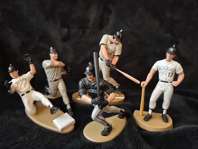 Colorado Rockies MLB Christmas Ornaments Larry Walker Andres Galarraga Todd Helton