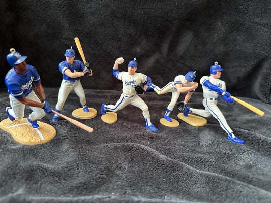 Kansas City Royals MLB Christmas Ornaments George Brett Bo Jackson Johnny Damon David Cone