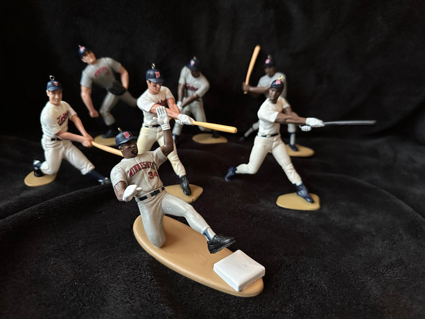 Minnesota Twins MLB Christmas Ornaments Kirby Puckett Rod Carew Harmon Killebrew Chuck Knoblach