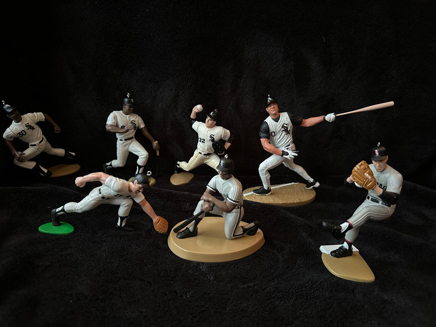 Chicago White Sox MLB Christmas Ornaments Frank Thomas Robin Ventura Bo Jackson Albert Belle Hoyt Wilhelm
