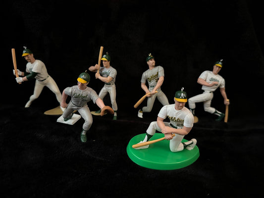 Oakland A's MLB Christmas Ornaments Reggie Jackson Mark McGwire Rickey Henderson Rollie Fingers Catfish Hunter