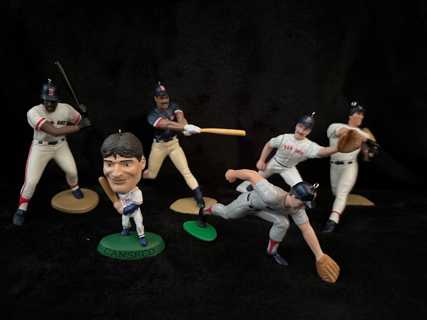 Boston Red Sox MLB Christmas Ornaments Wade Boggs Roger Clemens Carl Yastrzemski Pedro Martinez Nomar Garciaparra Babe Ruth