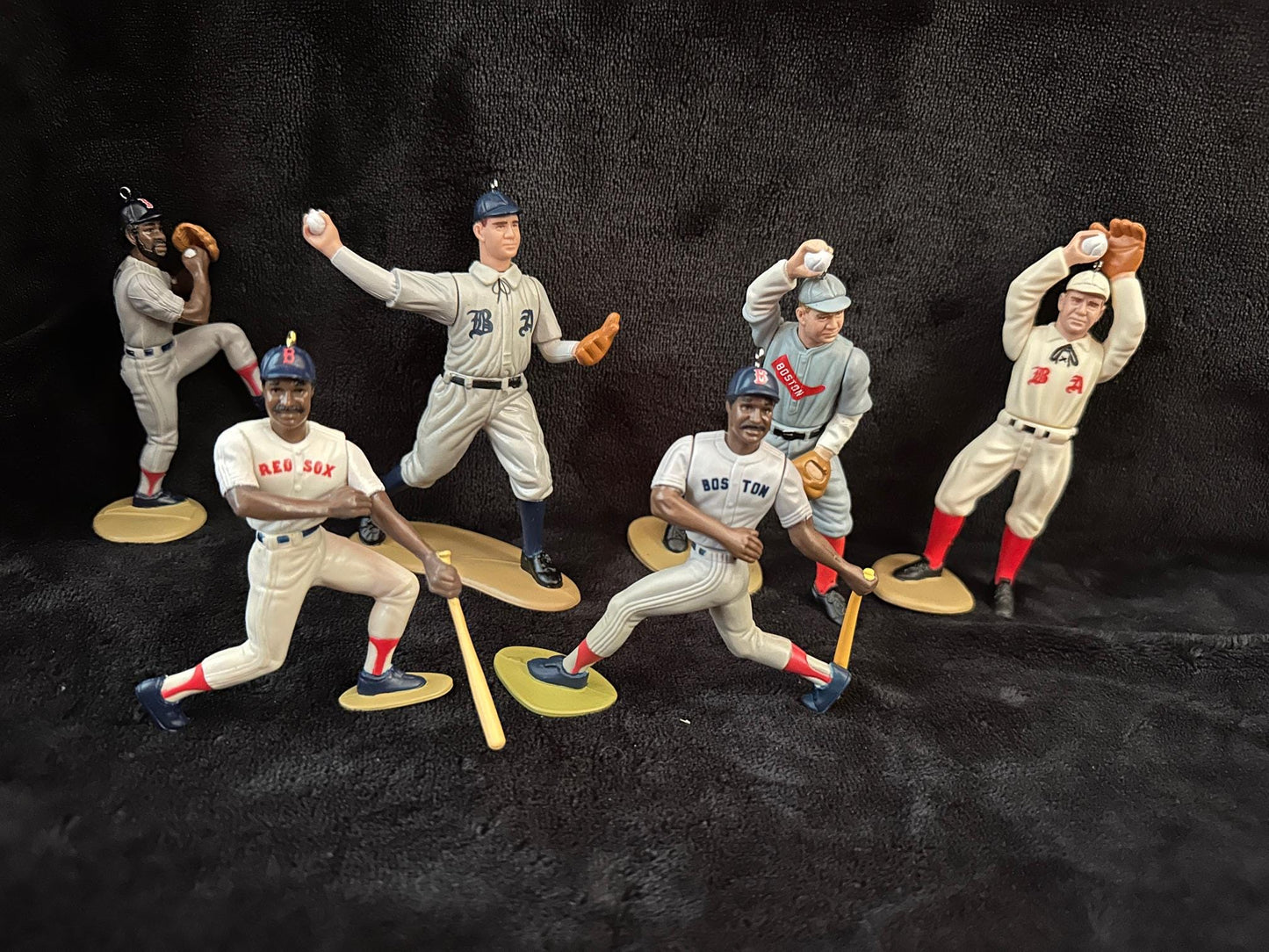 Boston Red Sox MLB Christmas Ornaments Wade Boggs Roger Clemens Carl Yastrzemski Pedro Martinez Nomar Garciaparra Babe Ruth