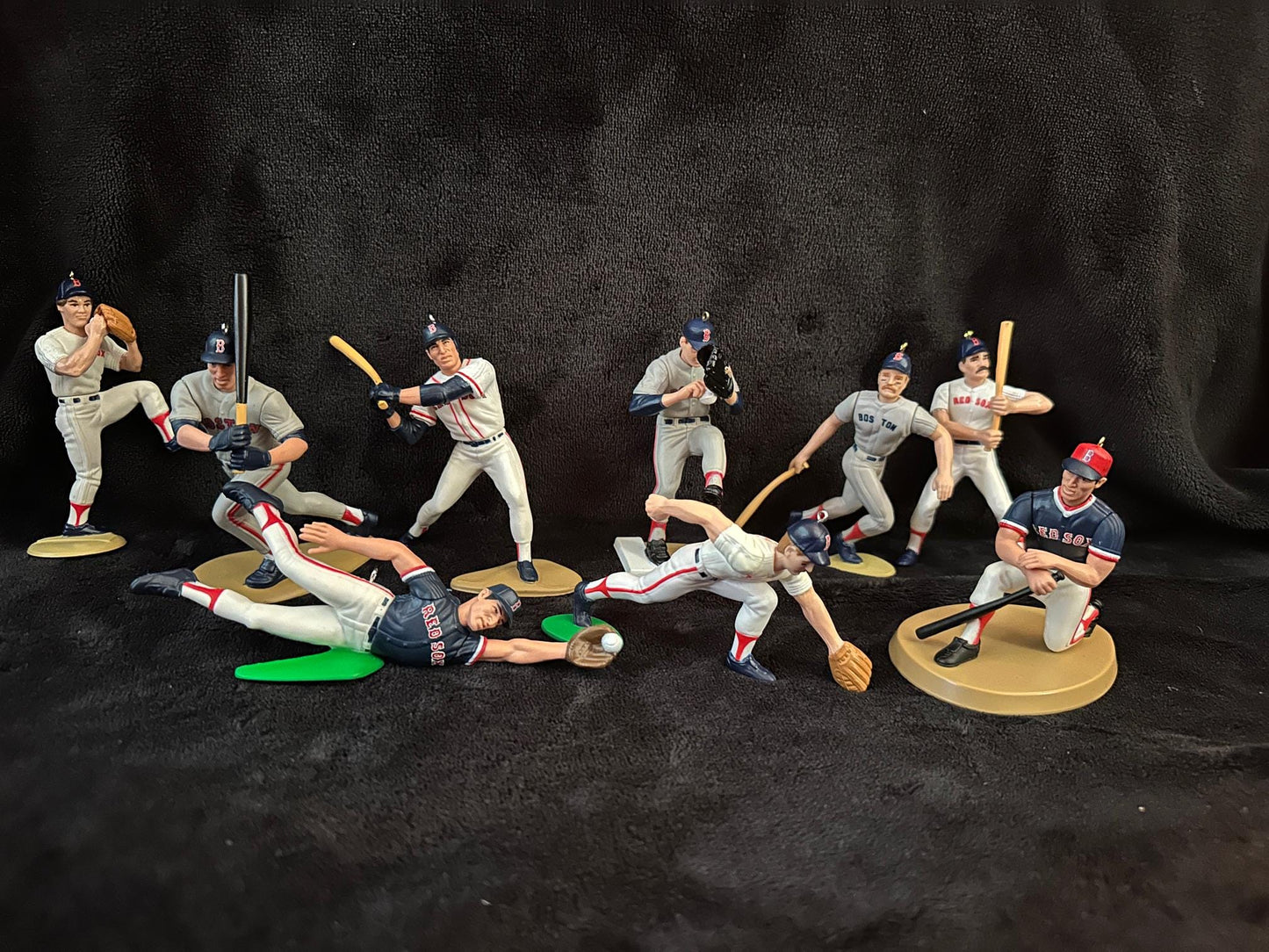 Boston Red Sox MLB Christmas Ornaments Wade Boggs Roger Clemens Carl Yastrzemski Pedro Martinez Nomar Garciaparra Babe Ruth