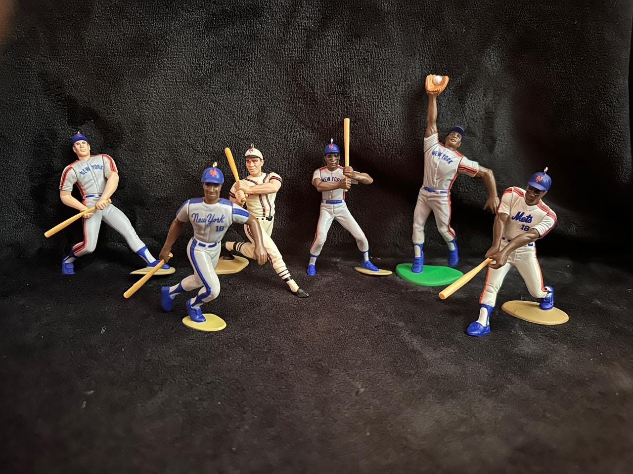 New York Mets MLB Christmas Ornaments Darryl Strawberry Dwight Gooden Keith Hernandez John Franco Howard Johnson