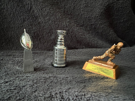 Sports Trophies Christmas Ornaments Stanley Cup Lombardi Trophy Heisman Trophy