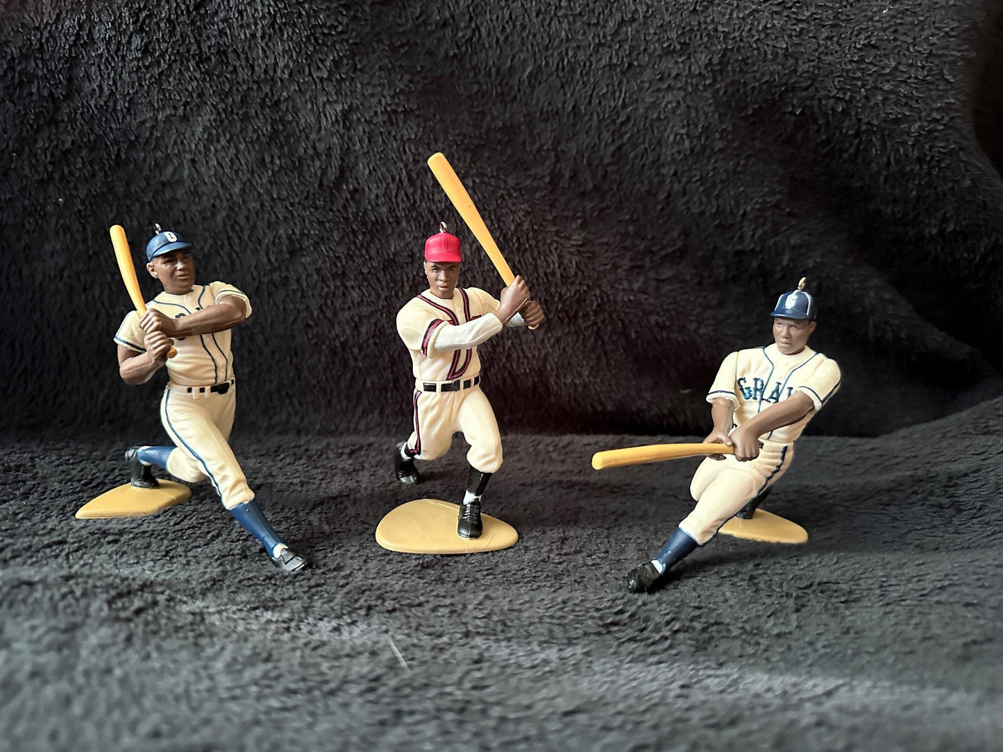 Negro Leagues Christmas Ornaments Josh Gibson Buck Leonard Jackie Robinson