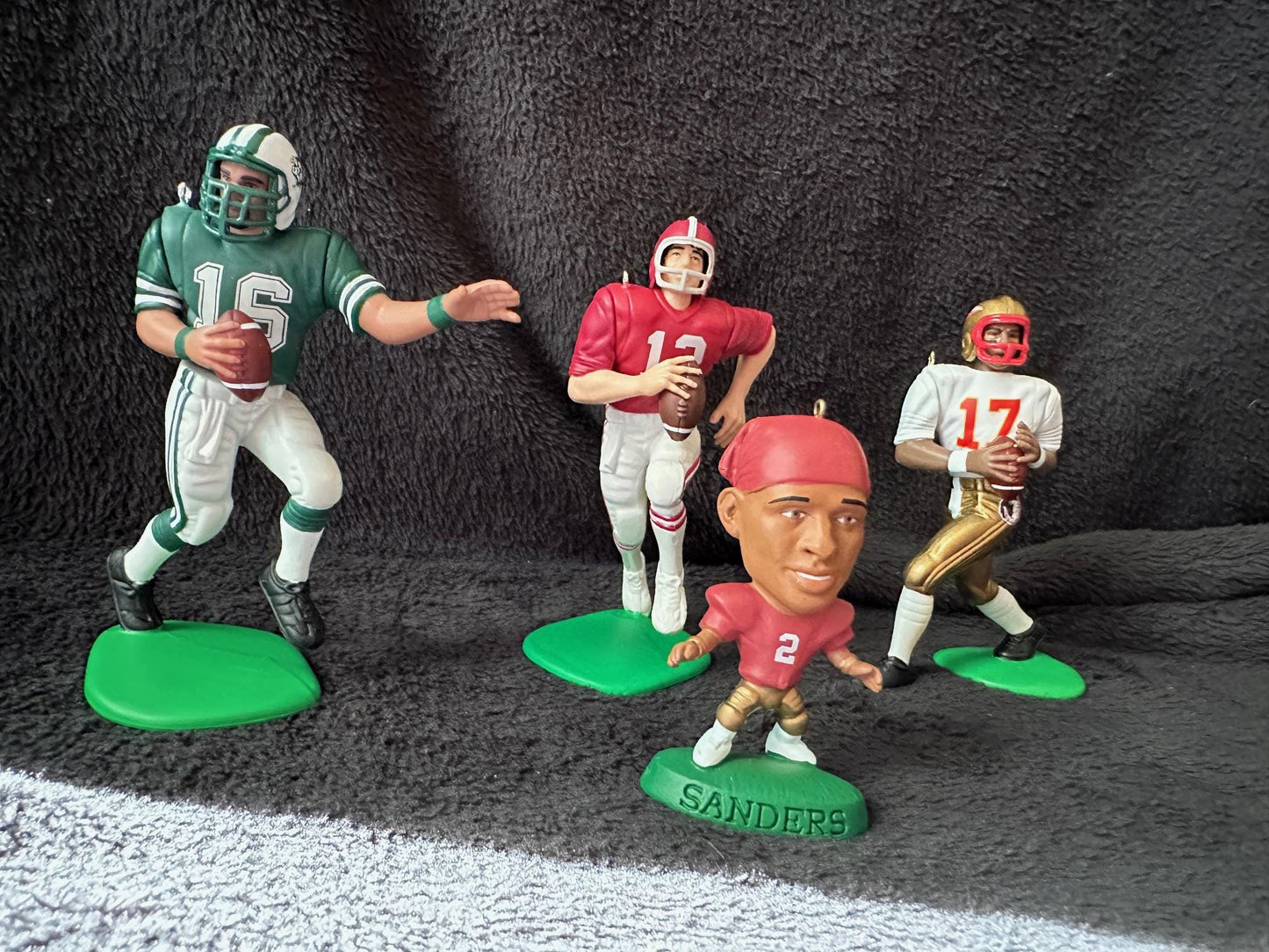 College Football & Basketball Heroes NCAA Christmas Ornaments Larry Bird Eddie George Archie Griffin Joe Namath Peyton Manning Deion Sanders