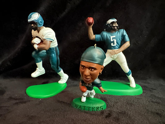 Philadelphia Eagles Christmas Ornaments Ricky Watters Donovan McNabb
