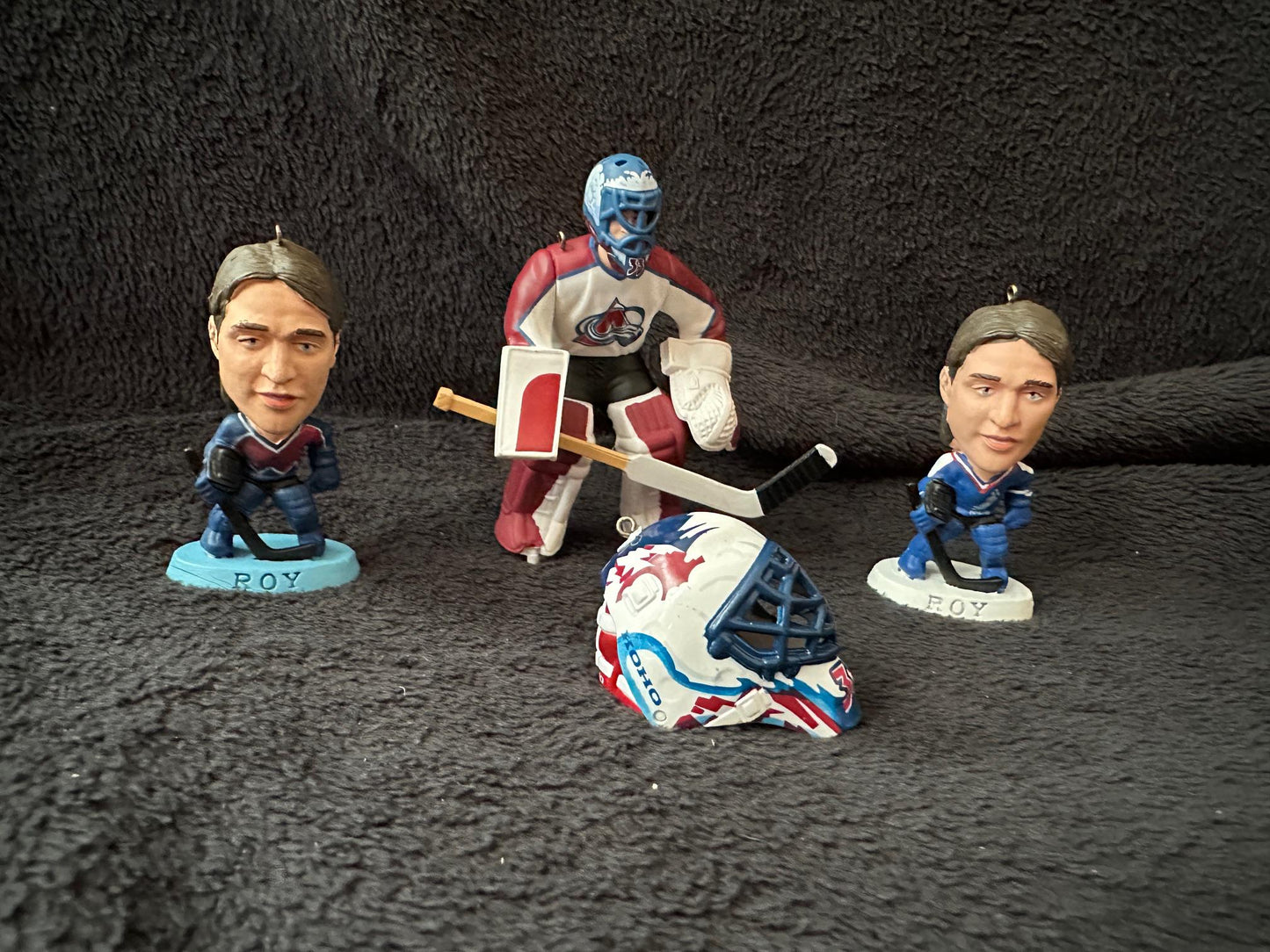 Colorado Avalanche Christmas Ornaments Patrick Roy Peter Forsberg Claude Lemieux Sandis Ozolinsh