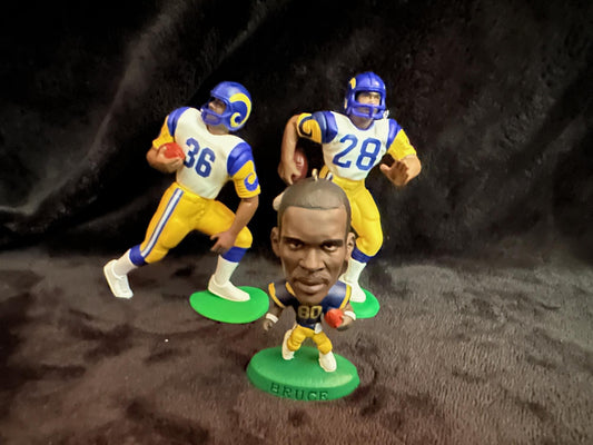 Los Angeles Rams Christmas Ornaments Jerome Bettis Marshall Faulk Isaac Bruce