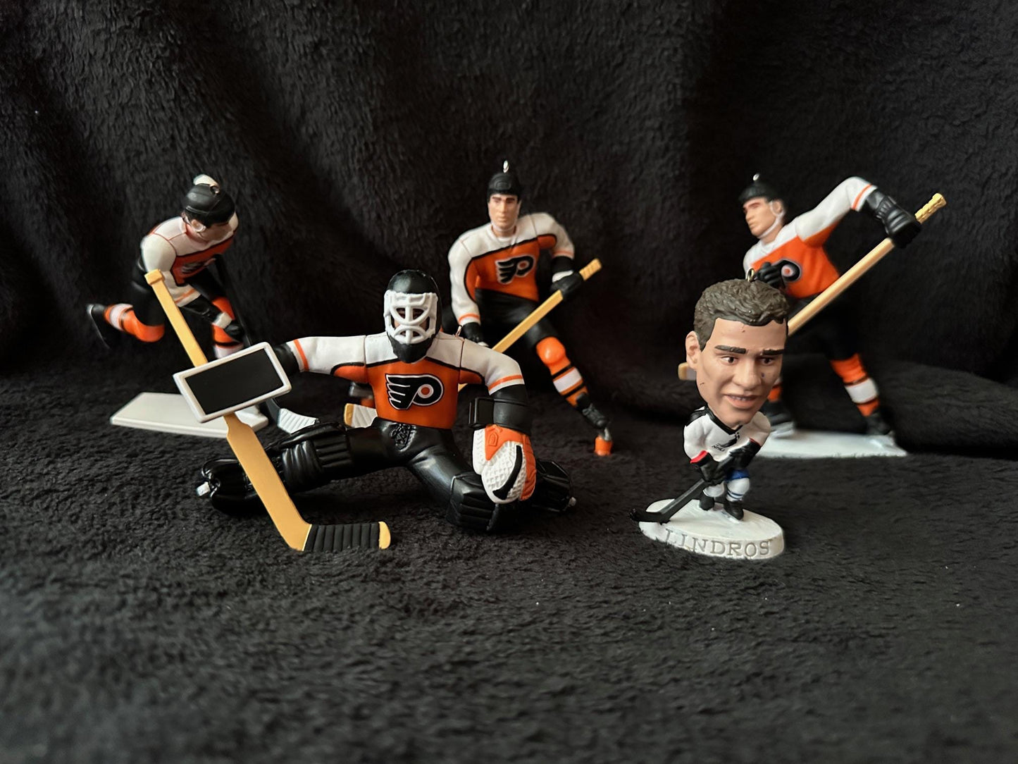 Philadelphia Flyers Christmas Ornaments Eric Lindros Ron Hextall
