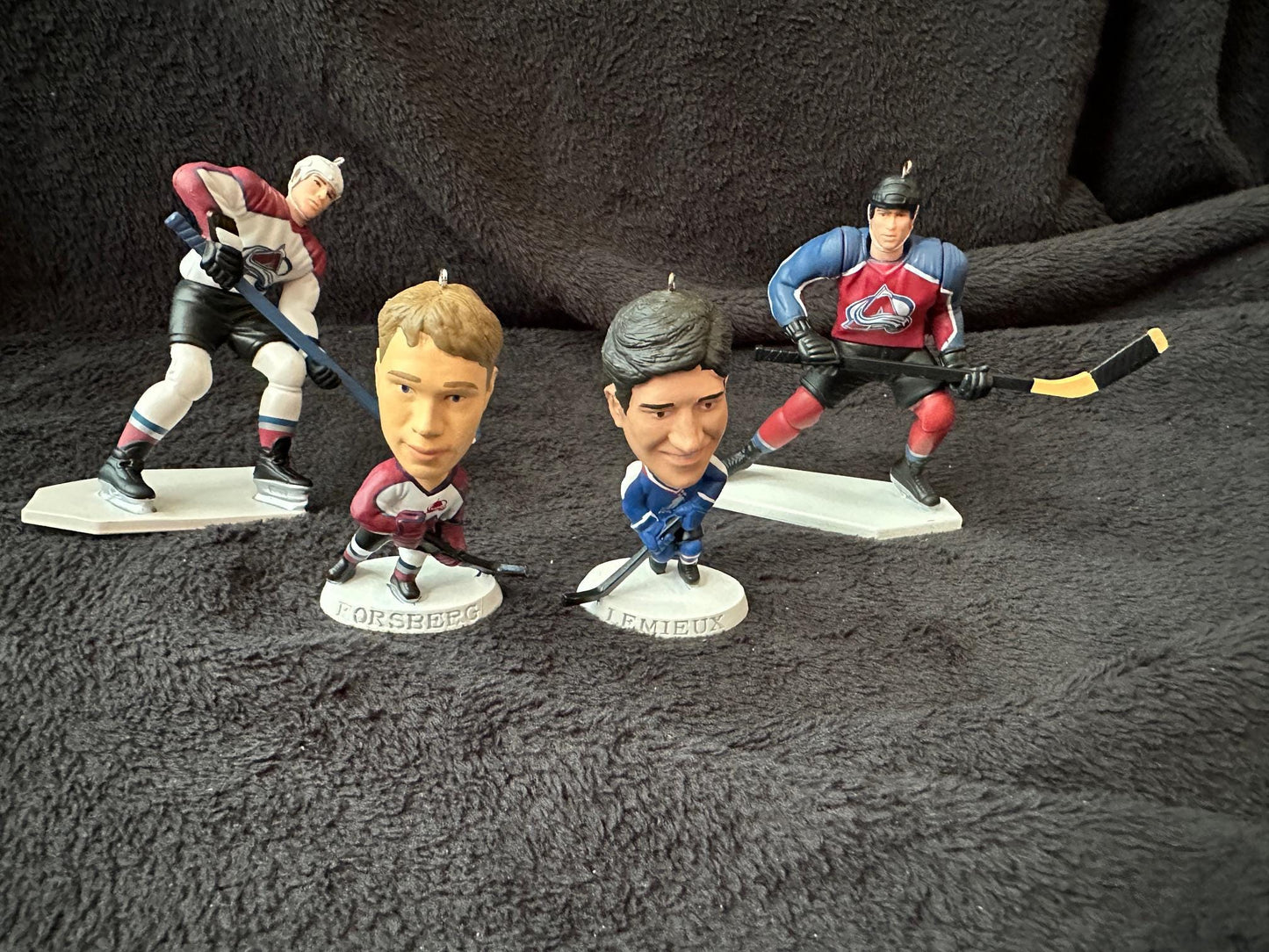 Colorado Avalanche Christmas Ornaments Patrick Roy Peter Forsberg Claude Lemieux Sandis Ozolinsh