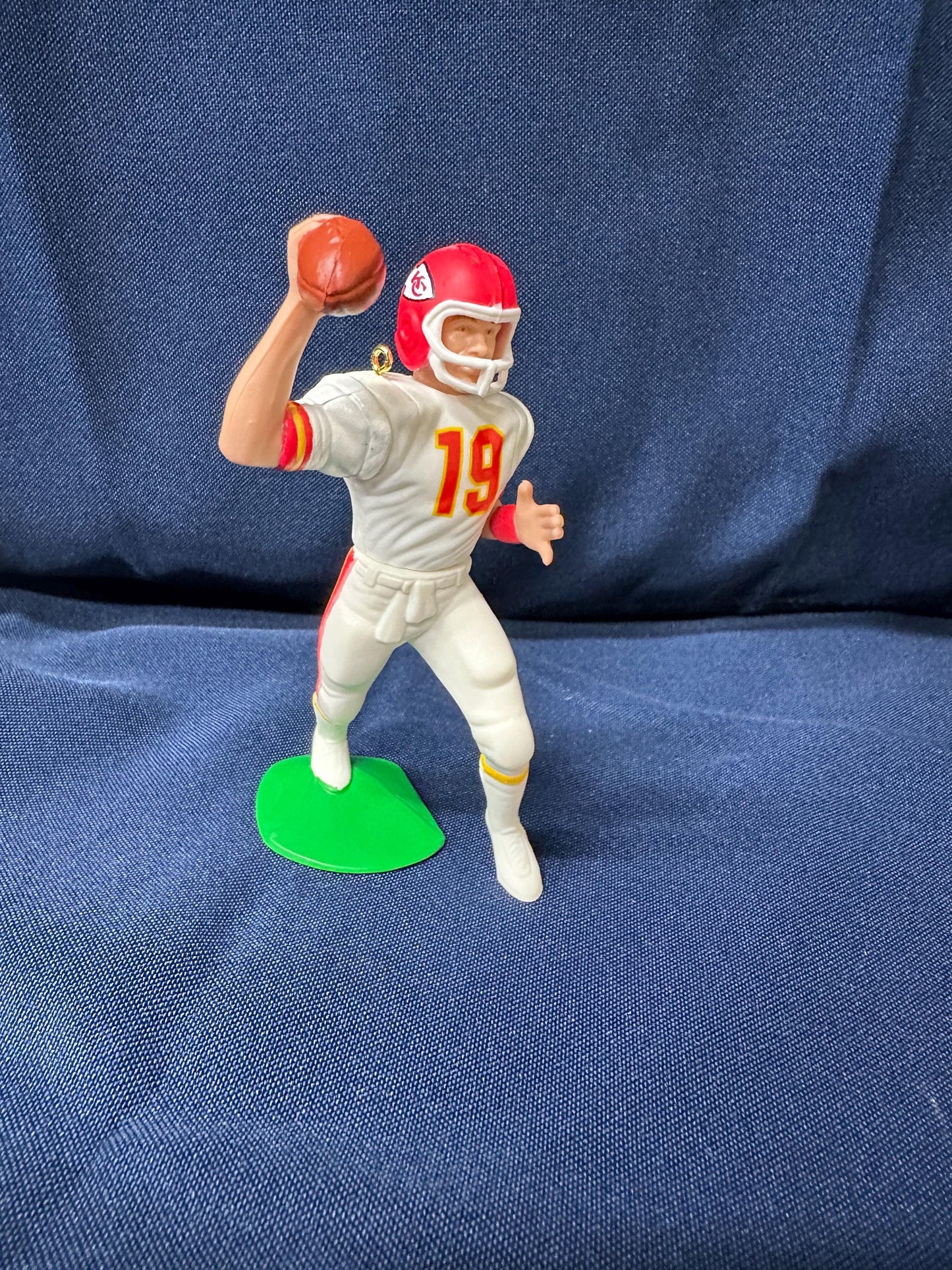 Kansas City Chiefs NFL Christmas Ornaments Len Dawson Marcus Allen Joe Montana Mike Garrett