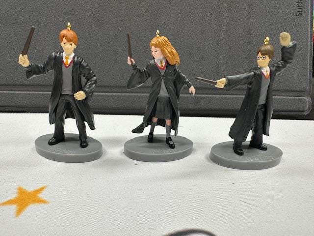 Harry Potter Christmas Ornaments Hermione Granger Ron Weasley