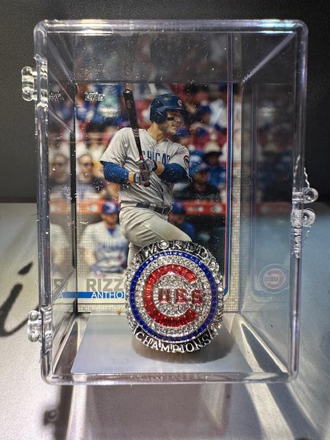 2016 Chicago Cubs World Series Championship Ring Collector's Box Anthony Rizzo