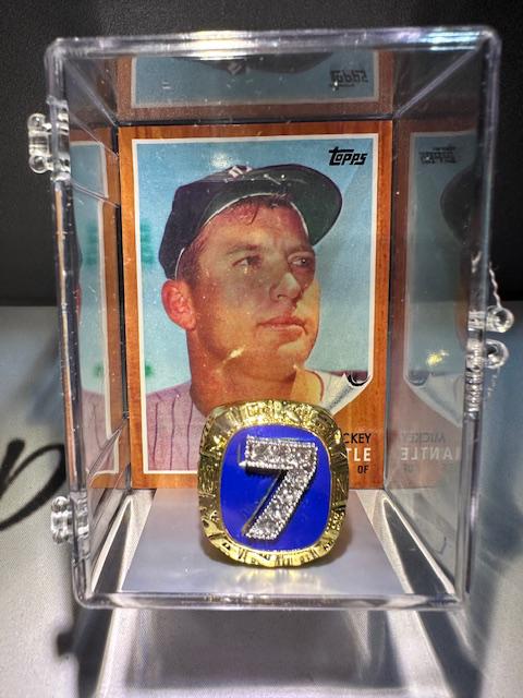 Mickey Mantle Hall of Fame Ring New York Yankees