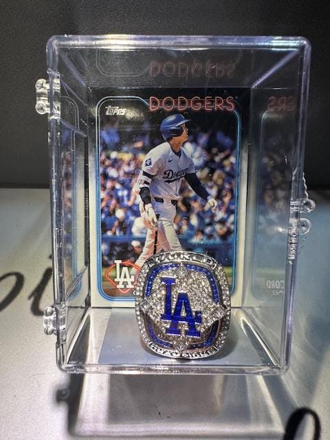2024 Los Angeles Dodgers World Series Championship Ring Shohei Ohtani
