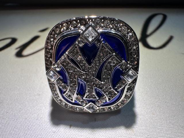 2009 New York Yankees World Series Championship Ring Shadowbox Derek Jeter