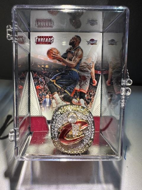2016 Cleveland Cavaliers World Championship Ring Shadowbox LeBron James