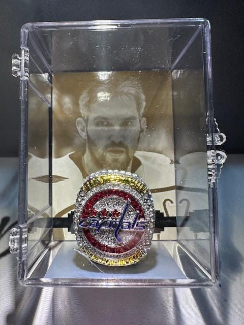 2018 Washington Capital Stanley Cup Championship Ring Alex Ovechkin