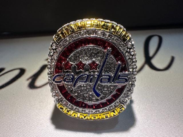 2018 Washington Capital Stanley Cup Championship Ring Alex Ovechkin