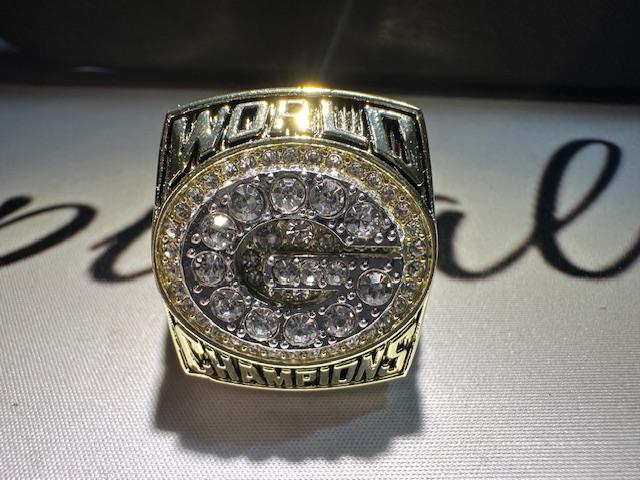1996 Green Bay Packers Super Bowl Championship Ring Shadowbox Brett Favre