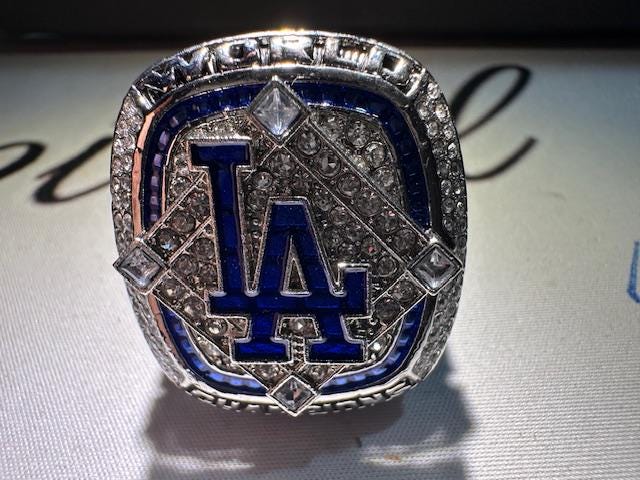 2024 Los Angeles Dodgers World Series Championship Ring Shohei Ohtani