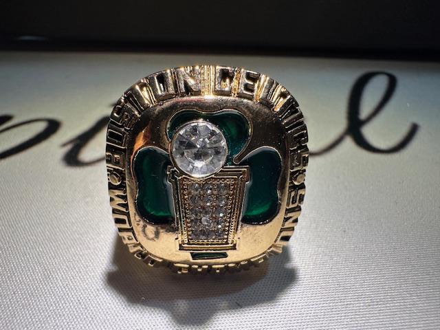 1985-86 Boston Celtics World Championship Ring Shadowbox Larry Bird
