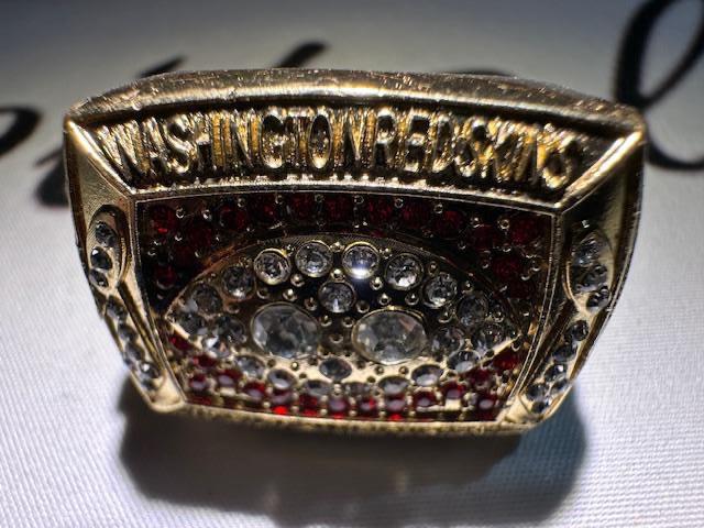 1982 Washington Commanders Super Bowl Championship Ring Shadowbox Doug Williams