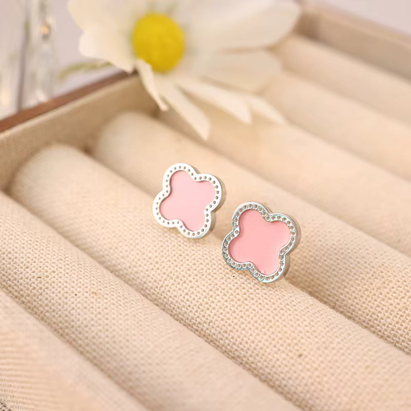 Four Leaf Clover Earrings 18mm
